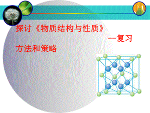 探讨人教版高中化学选修3《物质结构与性质》复习方法和策略课件.ppt