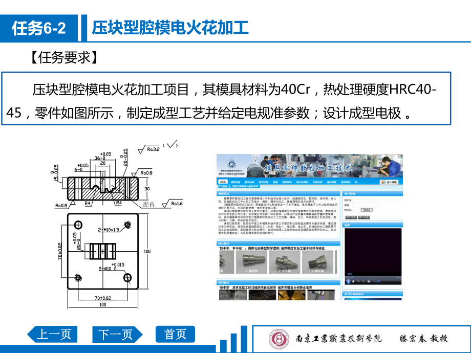 任务62压块型腔模电火花加工重点课件.ppt_第2页