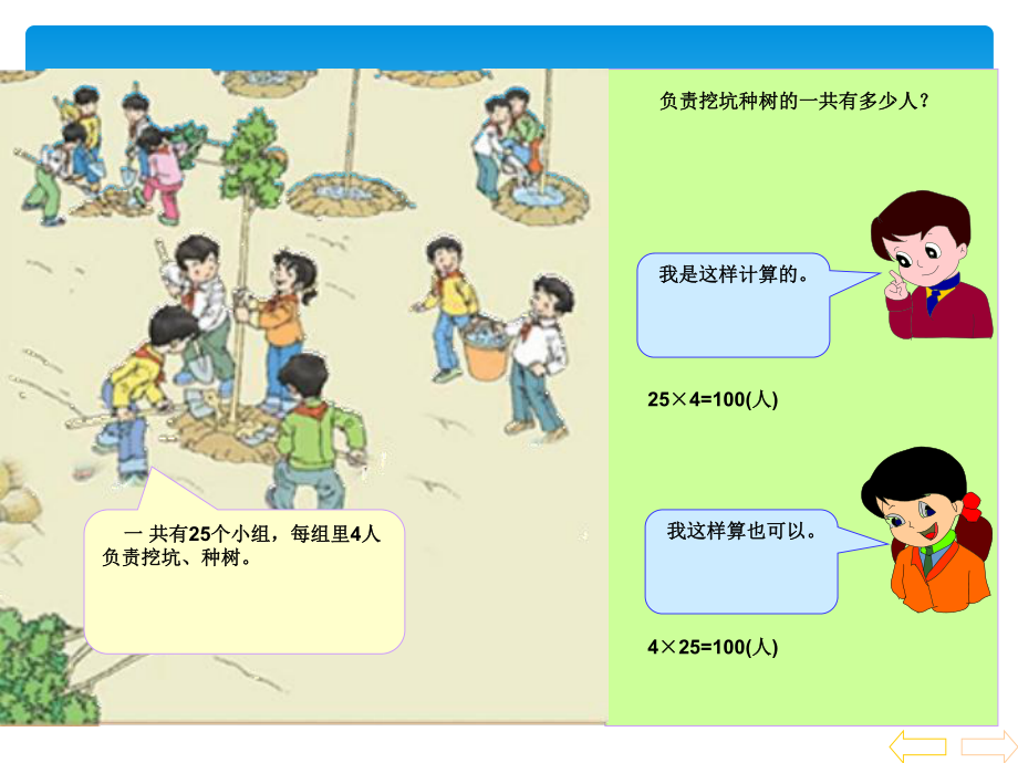 人教版四年级数学下册乘法交换律结合律课件.ppt_第2页