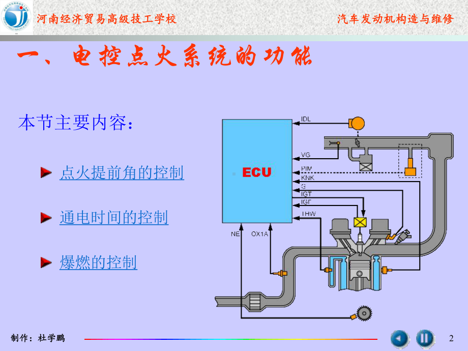 汽油机电控河南经济贸易技师学院课件.ppt_第2页