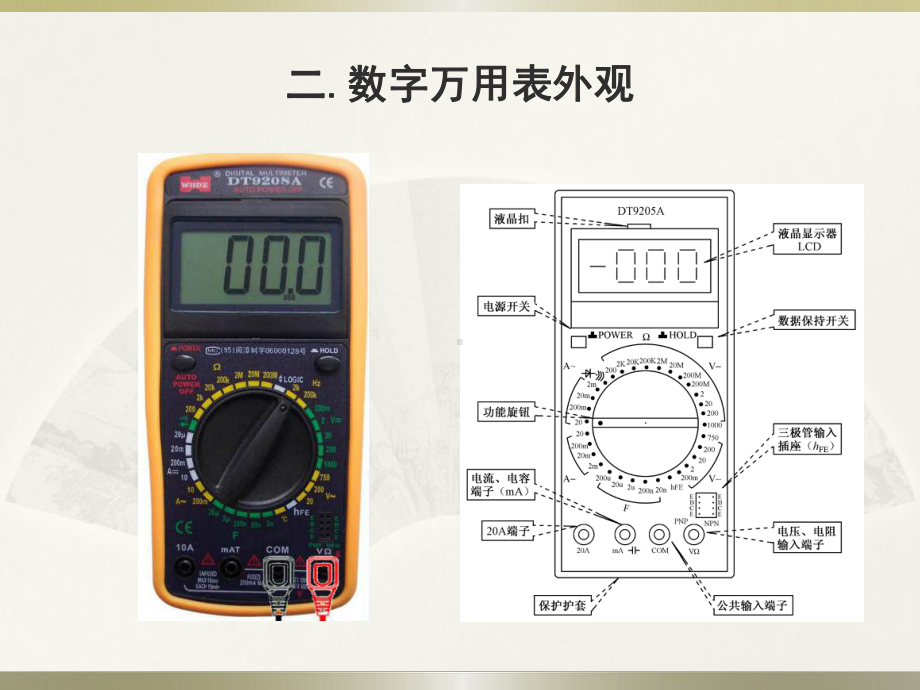 数字万用表使用介绍课件.ppt_第3页