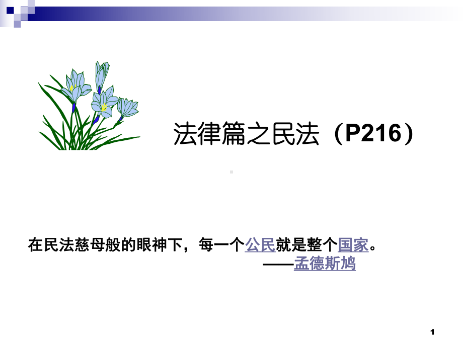 法律篇之民法基本培训课件.ppt_第1页