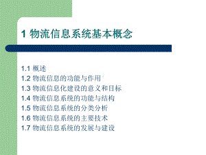 物流信息系统基本概念课件.ppt