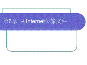 第6章从Internet传输文件课件.ppt