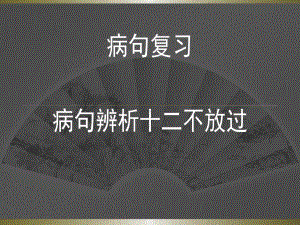 病句辨析十二不放过课件.ppt