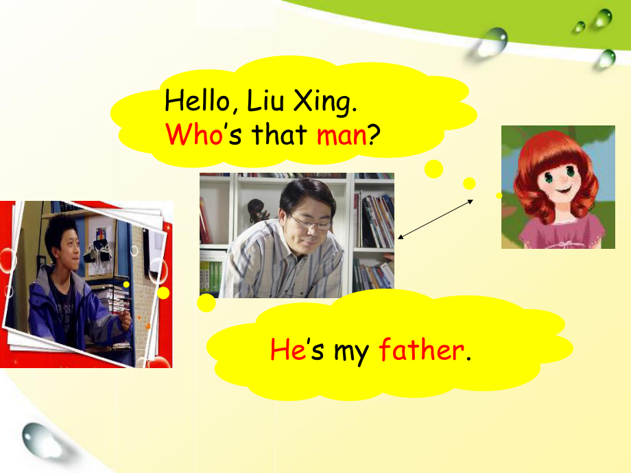 人教版小学英语三年级下册-Unit-2-My-family-B-Let's-talk-课件.ppt（纯ppt,可能不含音视频素材）_第3页