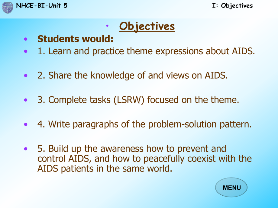 新视野大学英语第一册第五单元ThebattleagainstAids课件.pps_第3页