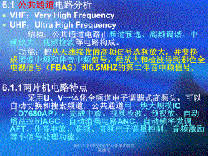 公共通道及伴音电路原理与检修课件.ppt