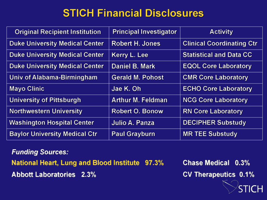 外科治疗缺血性心力衰竭(STICH)的研究课件.ppt_第2页