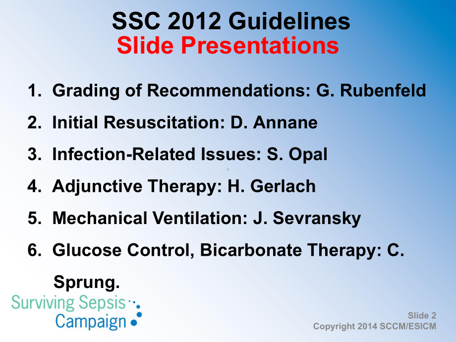 拯救脓毒症患者行动国际严重脓毒症和脓毒性休克2014 课件.pptx_第2页