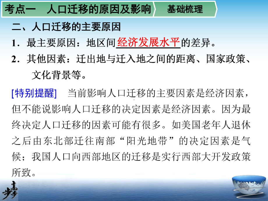 步步高2015届高考地理（鲁教版）一轮复习配套课件：第二册第一单元第2讲人口迁移与人口流动全国通用.ppt_第3页