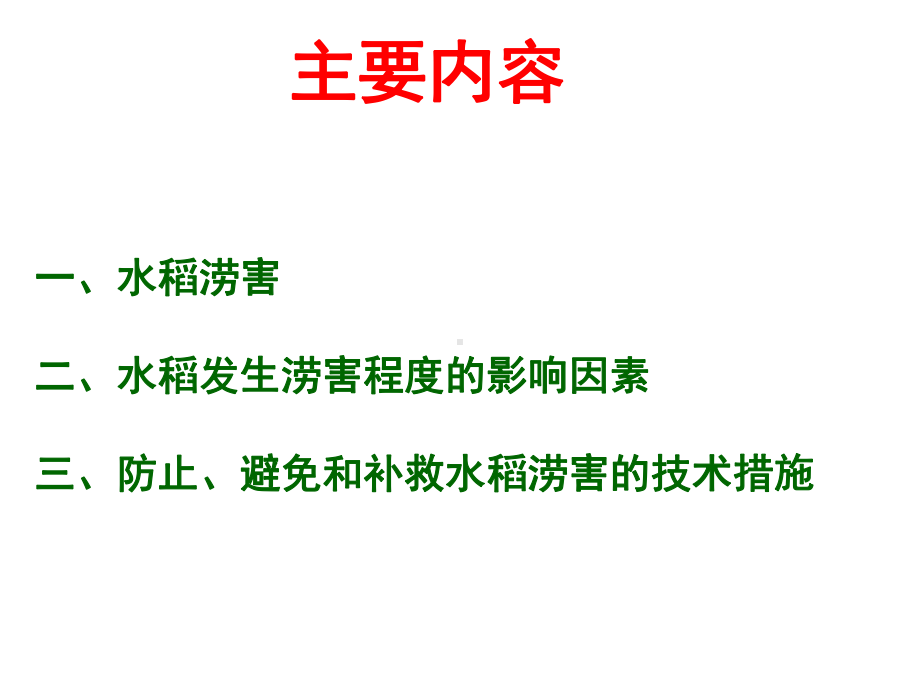 唐湘如水稻涝灾影响及补救技术措施课件.ppt_第2页