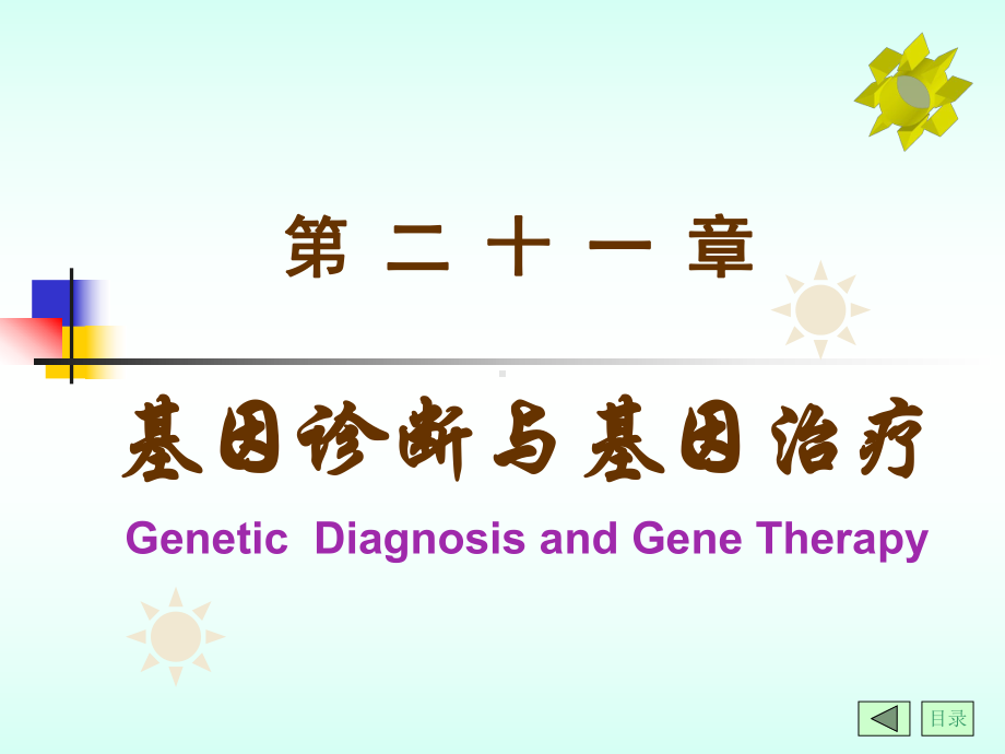 生物化学第4篇第21章专题篇基因诊断与基因治疗课件.ppt_第1页