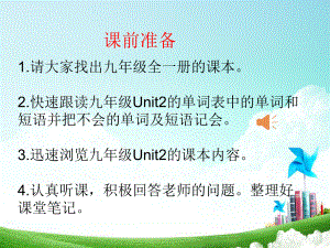 人教中考一轮复习九年级unit2复习(40)（优质课）课件.ppt