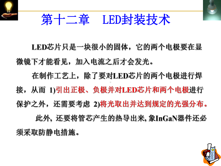 半导体照明课件第12章LED封装技术.ppt_第1页