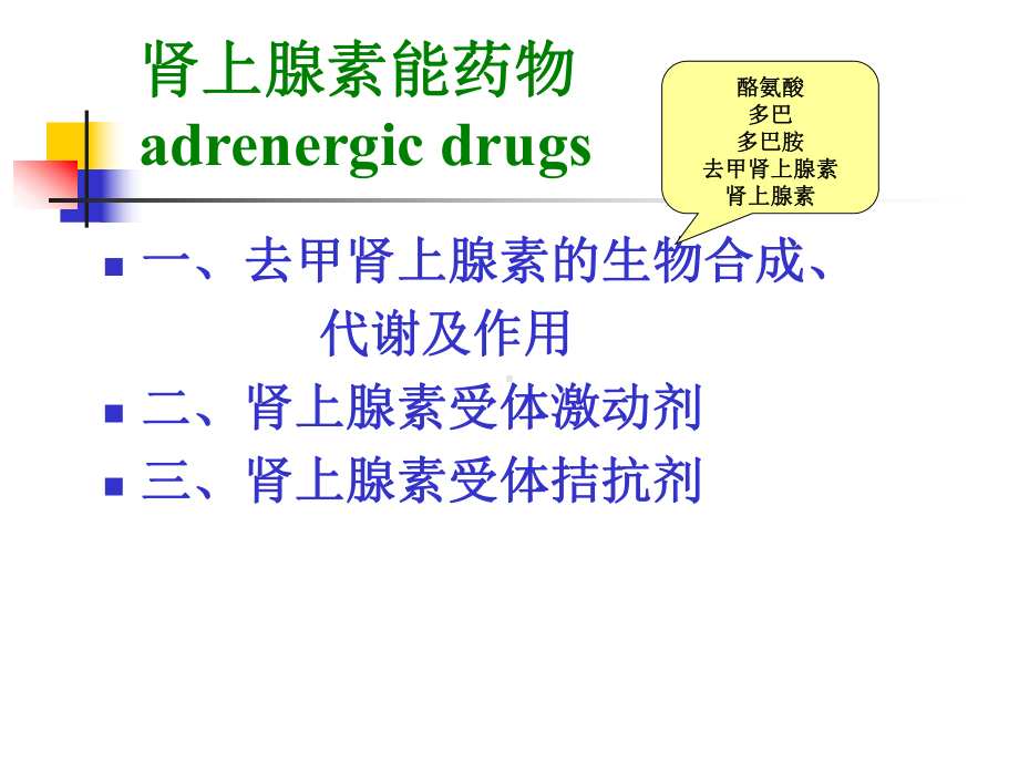 第三章拟肾上腺素药和抗肾上腺素药课件.ppt_第2页