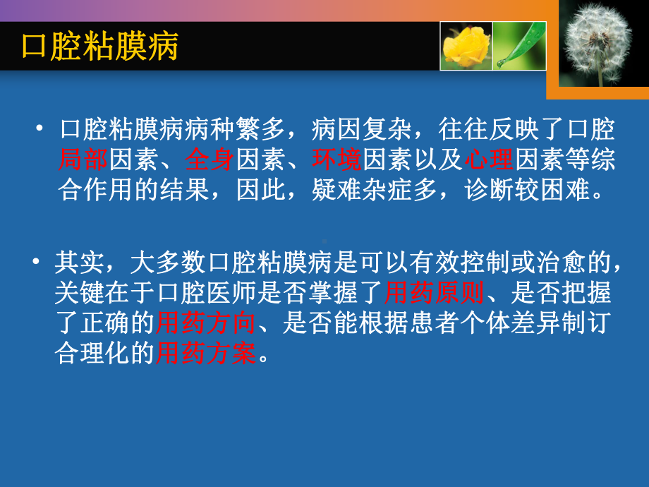 常见口腔粘膜病诊疗方案1课件.ppt_第2页