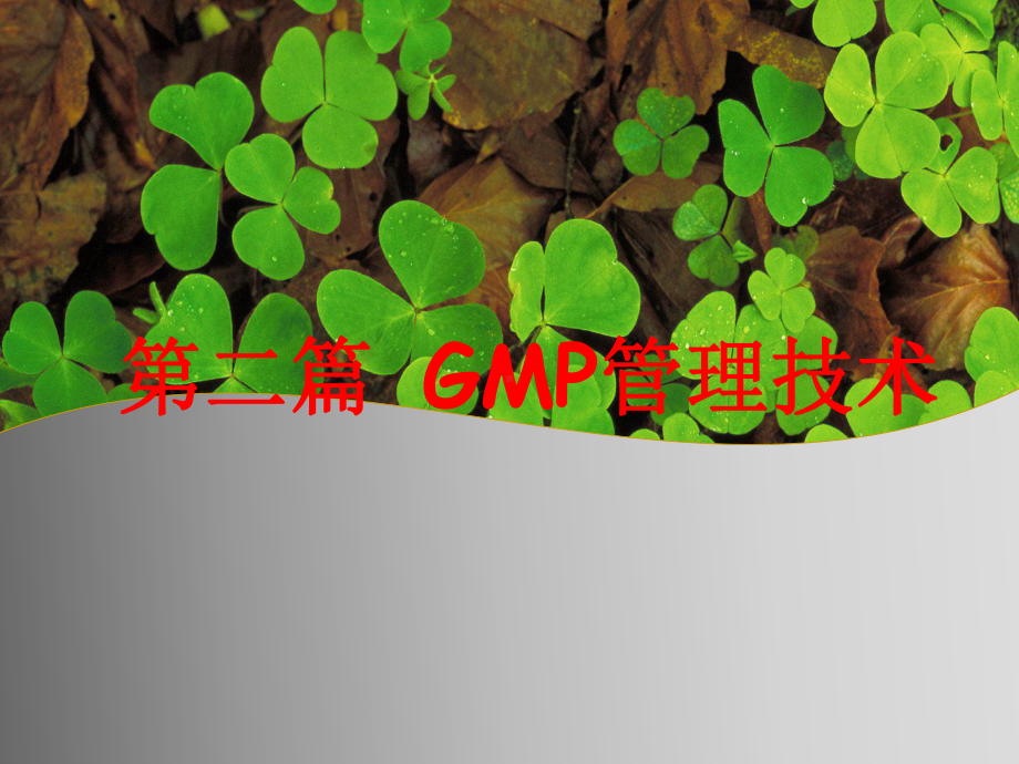 第二篇GMP管理技术厂房与设施管理课件.ppt_第1页