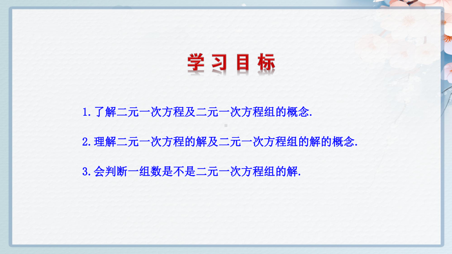 人教版七年级下册数学同步培优课件-二元一次方程组.ppt_第3页