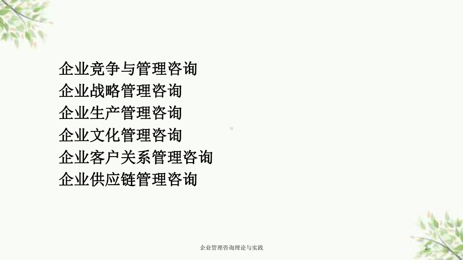 企业管理咨询理论与实践课件.ppt_第2页