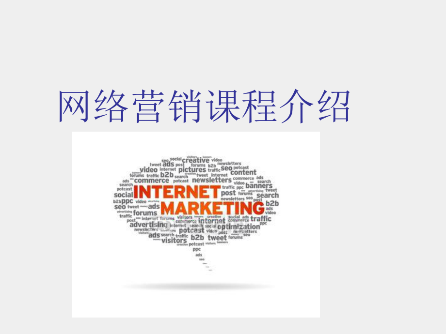 《网络营销》课件引言.ppt_第1页