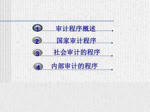 审计程序概述课件.ppt