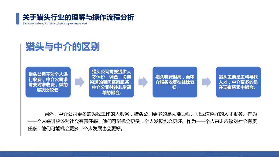 猎头操作流程关于猎头行业的理解与操作流程分析宣讲PPT演示.pptx_第3页