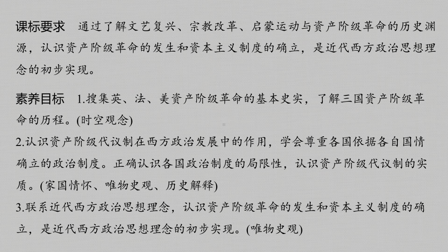 人教统编版高中历史必修中外历史纲要下：-第四单元资产阶级革命与资本主义制度的确立-配套课件.pptx_第3页