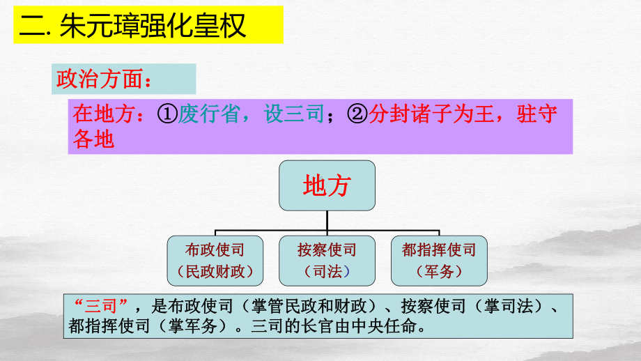 人教部编版七年级历史明朝的统治课课件.pptx_第3页