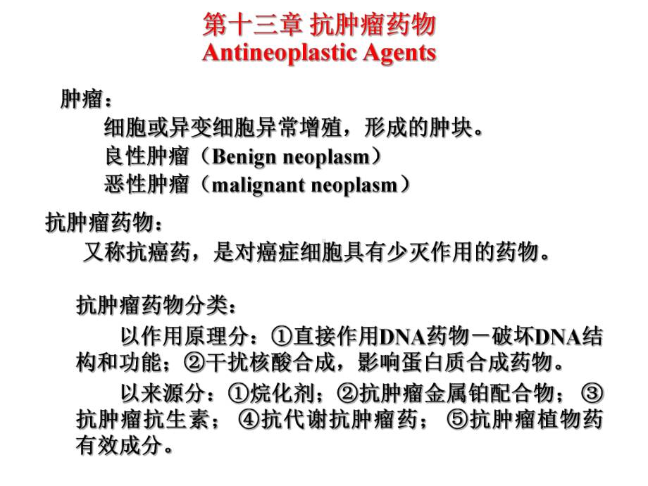 第十二章 抗癌药物课件讲义.ppt_第1页