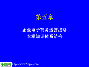 企业电子商务运营战略模板课件.ppt