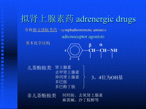 药理学第1011章拟抗肾上腺素药课件整理.ppt