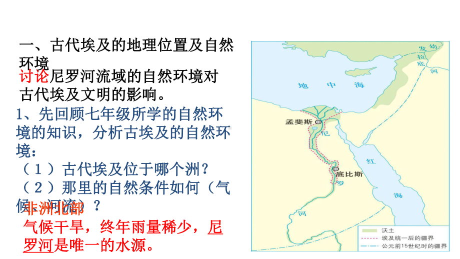 人教部编版初中历史《古代埃及》优秀课件1.ppt_第3页