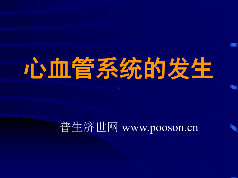 组织胚胎学心血管系统的发生课件.ppt_第1页