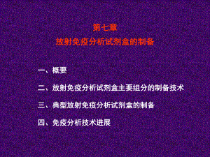 放射性免疫药盒(本科课程)课件.ppt