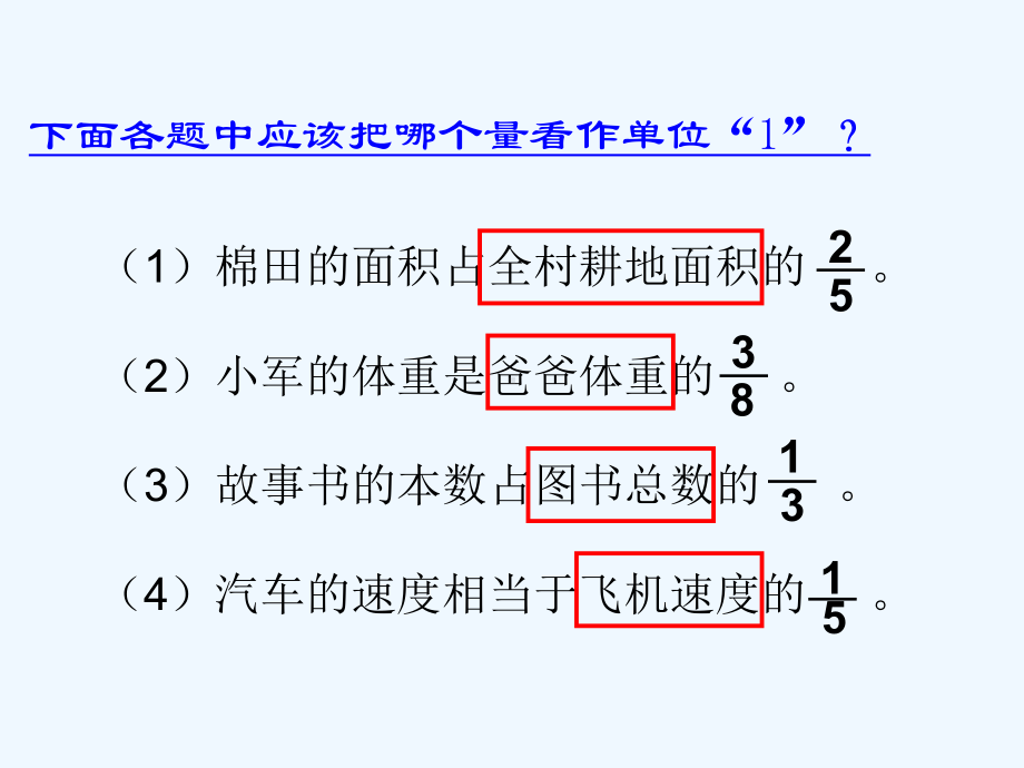 人教版六年级上册数学分数乘除法应用题对比练习课件.ppt_第1页