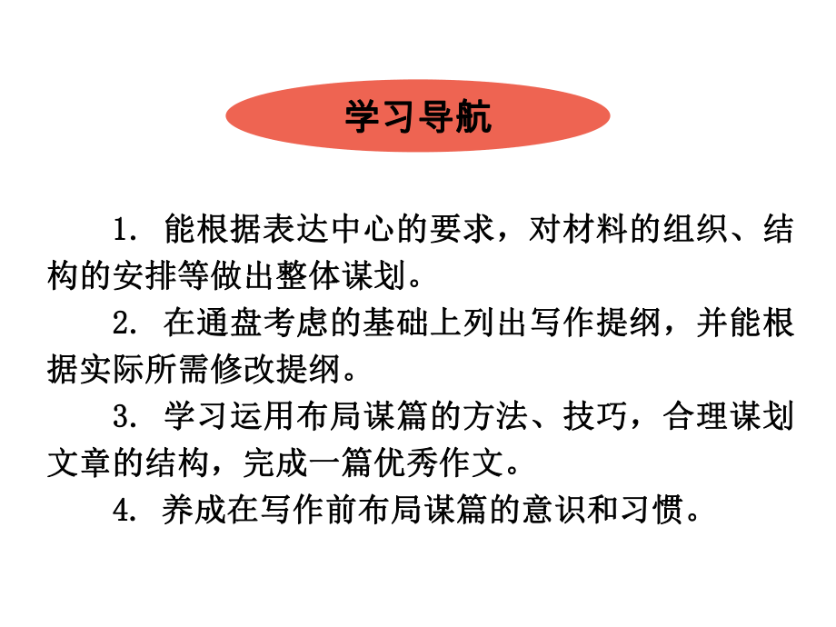 九年级部编版语文下册第单元作文指导八《布局谋篇》课件.pptx_第2页