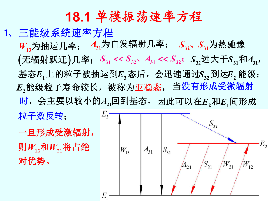 激光原理与技术第18讲速率方程、小信号增益系数课件.ppt_第2页