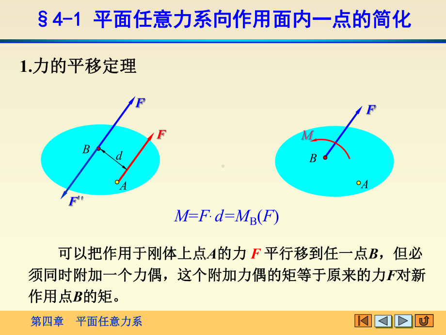 工程力学第四章平面任意力系H课件.ppt_第1页