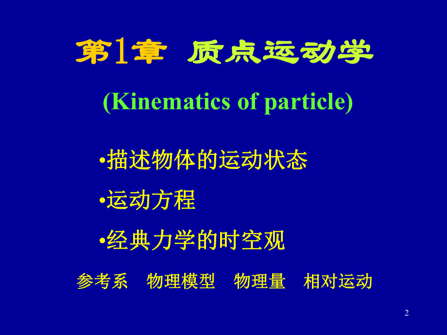 大学物理质点运动学课件.ppt_第2页