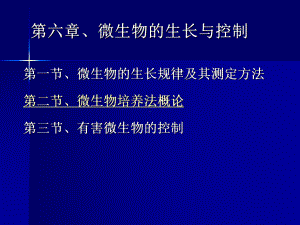 微生物学06微生物的生长与控制08级课件.ppt