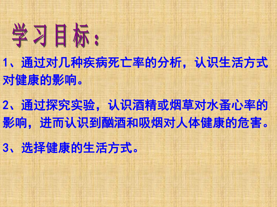 初中七年级生物下册532选择健康的生活方式名师优质课件鲁科版五四制.ppt_第2页