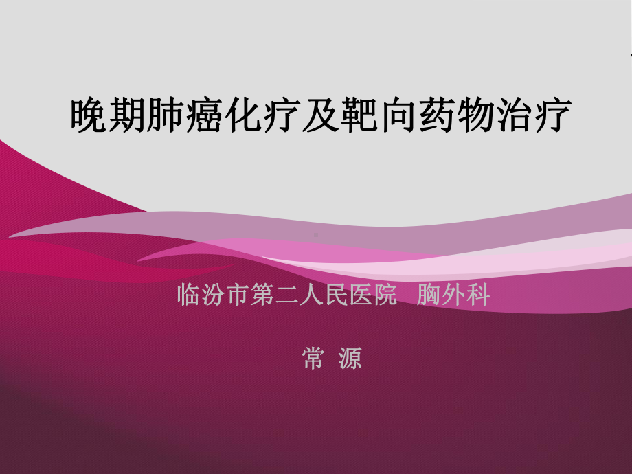 常源晚期肺癌的化疗及靶向治疗DIY课件.ppt_第2页