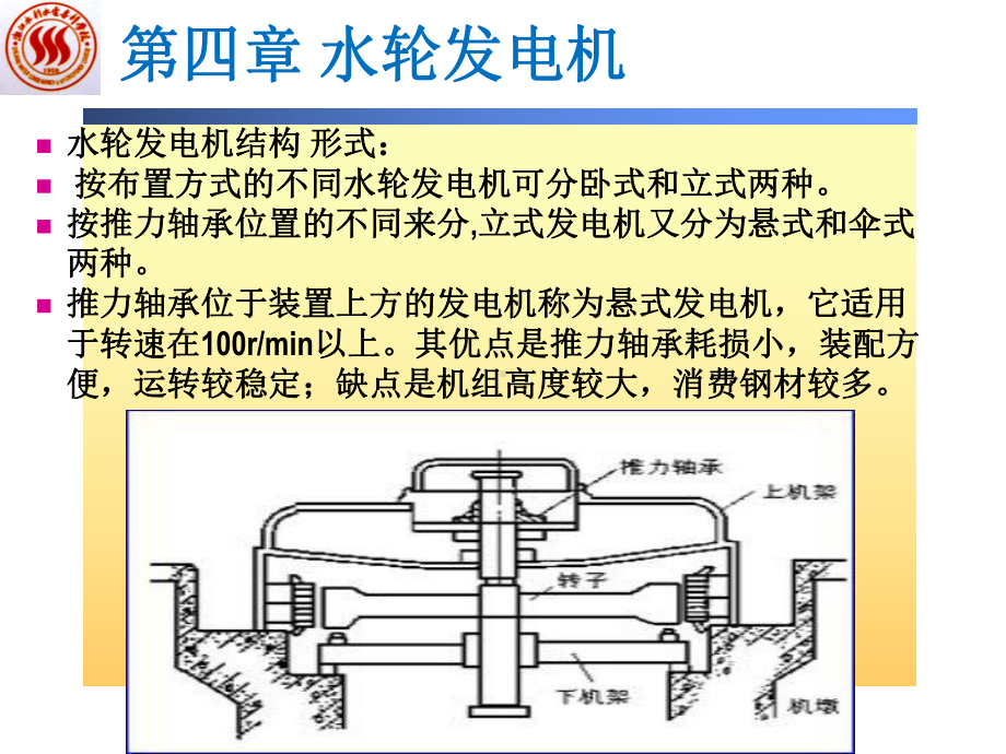 第四章水轮发电机结构及运行与维护课件.pptx_第1页