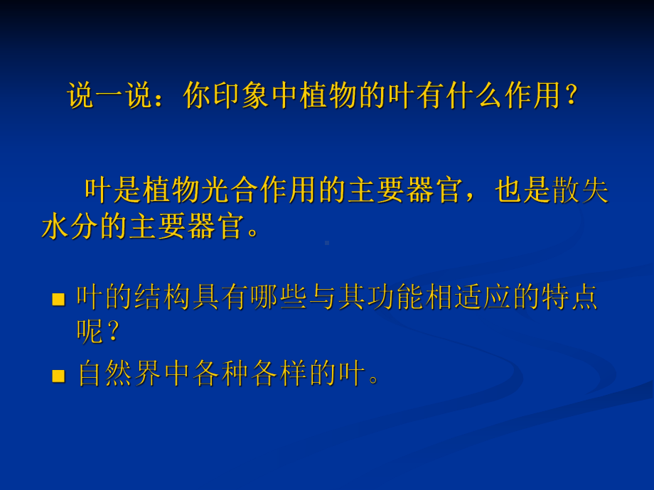 浙教版八年级下册科学45植物的叶与蒸腾作用课件.ppt_第2页