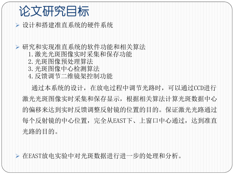 汤姆逊散射系统的光路自动准直系统的设计与实现课件.ppt_第3页