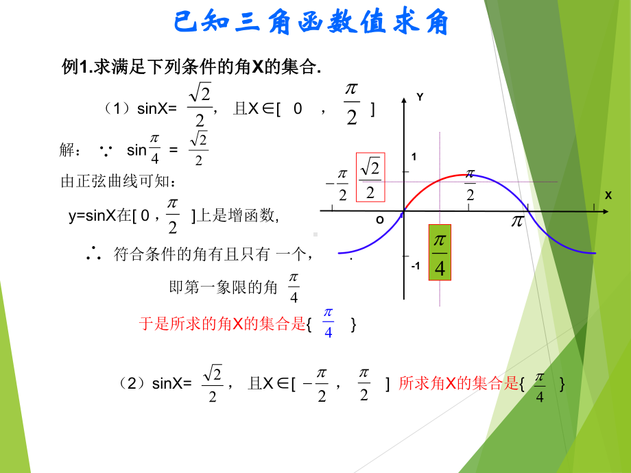 已知三角函数值求角人教课标版课件.ppt_第3页