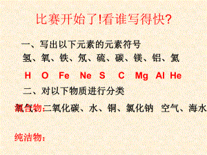 九年级化学第二节物质组成的表示优秀课件.ppt