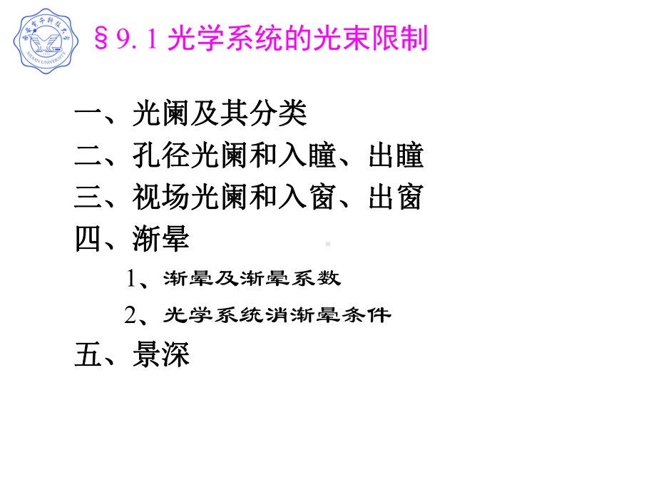 光学系统的光束限制课件.ppt_第1页