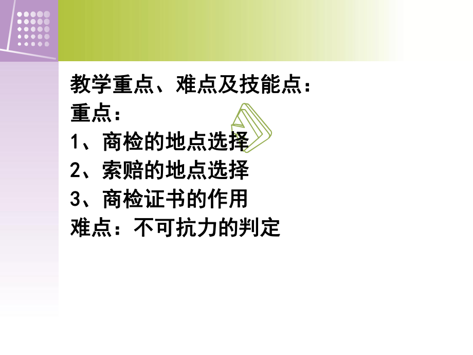 模块二合同条款项目商品检验索赔仲裁不可抗力课件.ppt_第3页